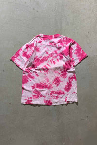 MADE IN USA 89'S PRINT TIE DYE T-SHIRT/ MULTI [SIZE: M USED]