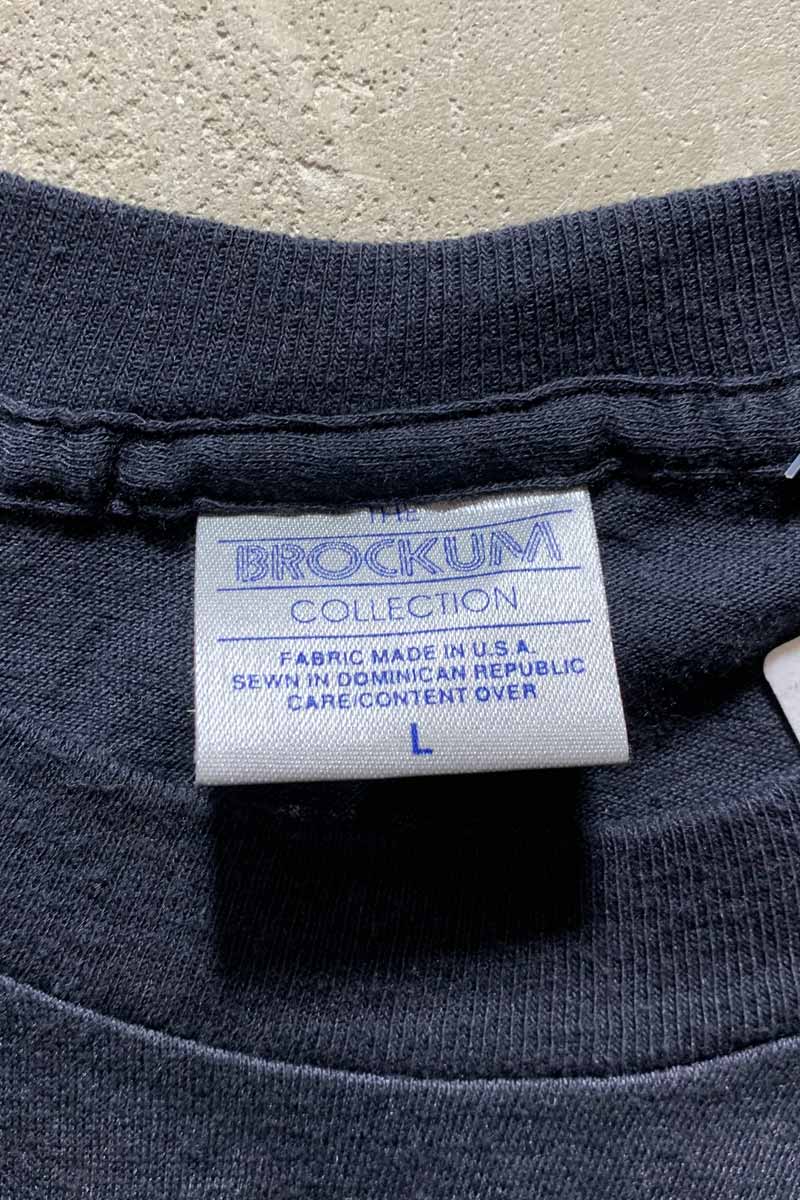 BROCKUM 89'S ROLLING STONES THE NORTH AMERICAN TOUR BAND T-SHIRT / BLACK [SIZE: L DEADSTOCK/NOS]