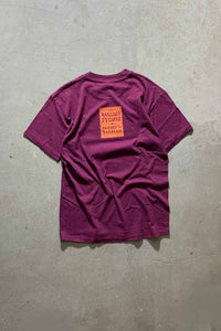 MADE IN USA 97-98'S ROLLING STONES BRIDGES TO BABYLON TOUR BAND T-SHIRT/ BURGUBDY [SIZE: L DEADSTOCK/NOS]