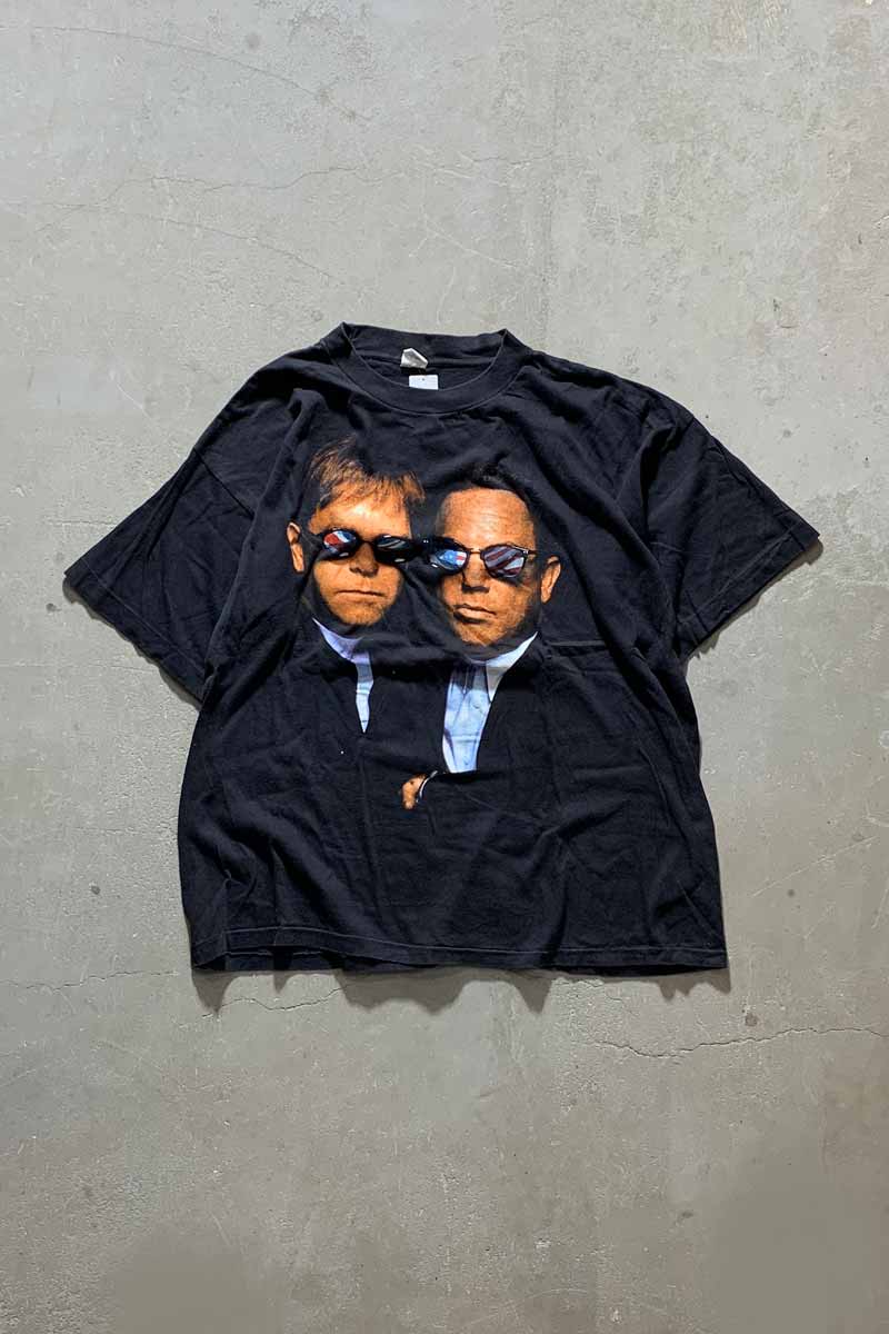 MADE IN USA 94'S ELTON JOHN TOUR BAND T-SHIRT / BLACK [SIZE: XL DEADSTOCK/NOS]
