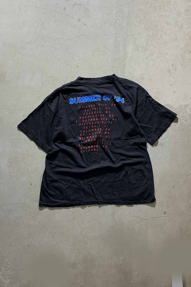 MADE IN USA 94'S ELTON JOHN TOUR BAND T-SHIRT / BLACK [SIZE: XL DEADSTOCK/NOS]