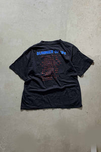 MADE IN USA 94'S ELTON JOHN TOUR BAND T-SHIRT / BLACK [SIZE: XL DEADSTOCK/NOS]
