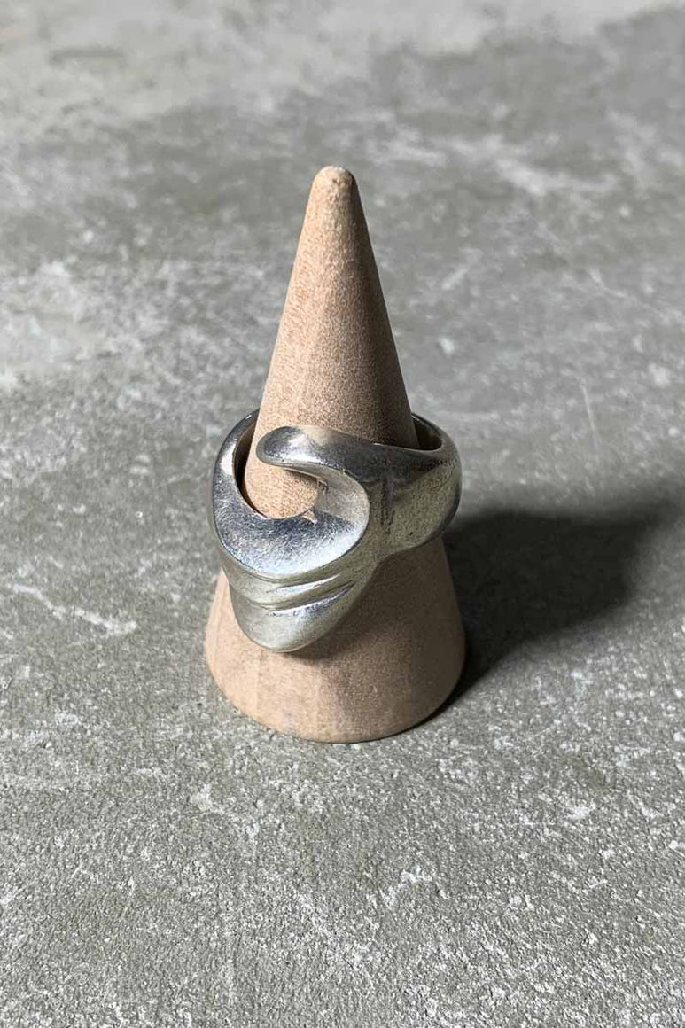 925 SILVER RING [SIZE: 13号相当 USED]