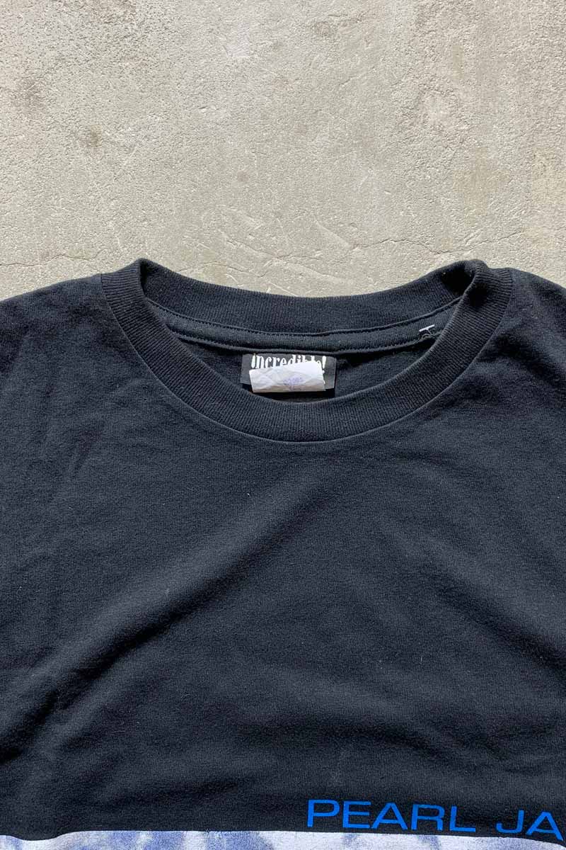 MADE IN CANADA 90s PEARL JAM YIELD BAND T-SHIRT / BLACK [SIZE: XL USED]