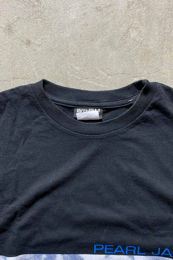 MADE IN CANADA 90s PEARL JAM YIELD BAND T-SHIRT / BLACK [SIZE: XL USED]