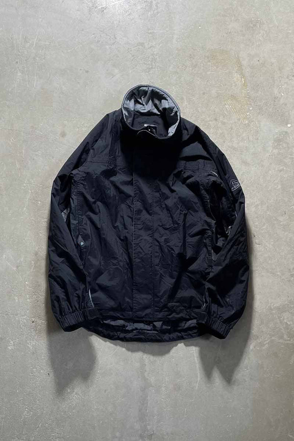 Y2K EARLY 00'S STORM FIT 3 OUTER LAYER ZIP UP NYLON JACKET / BLACK [SIZE: S USED]