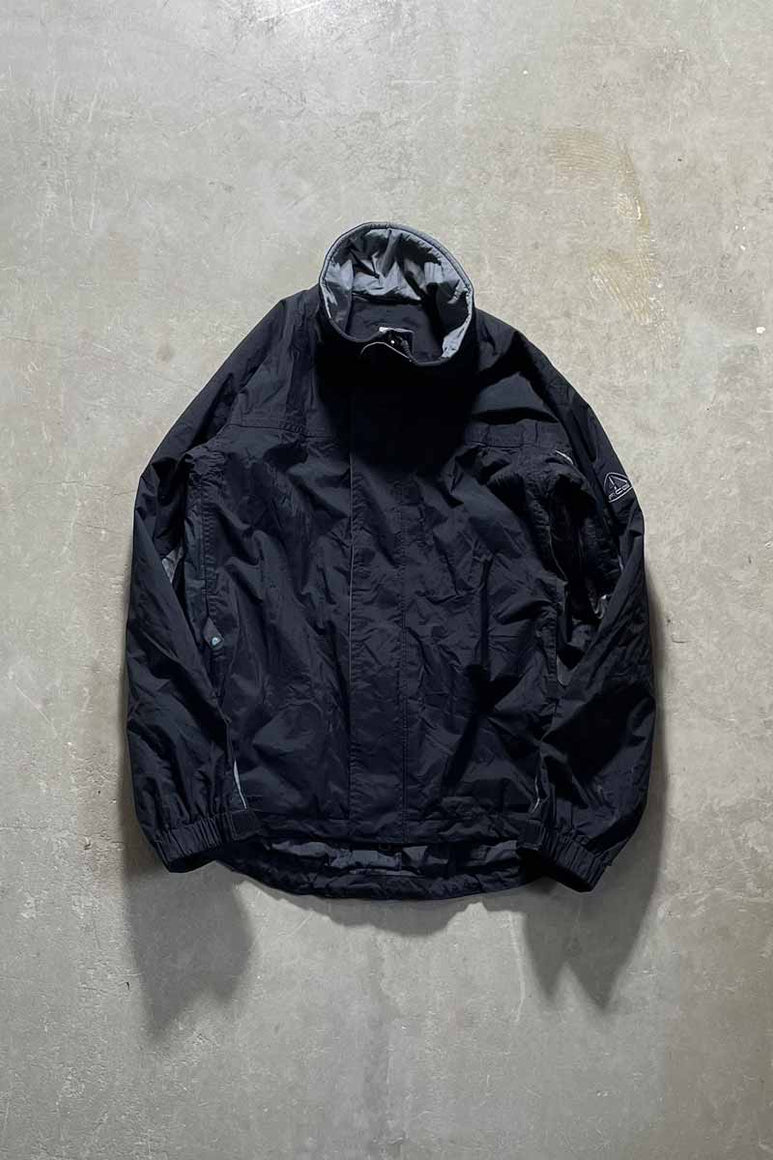 Y2K EARLY 00'S STORM FIT 3 OUTER LAYER ZIP UP NYLON JACKET / BLACK  [SIZE: S USED]
