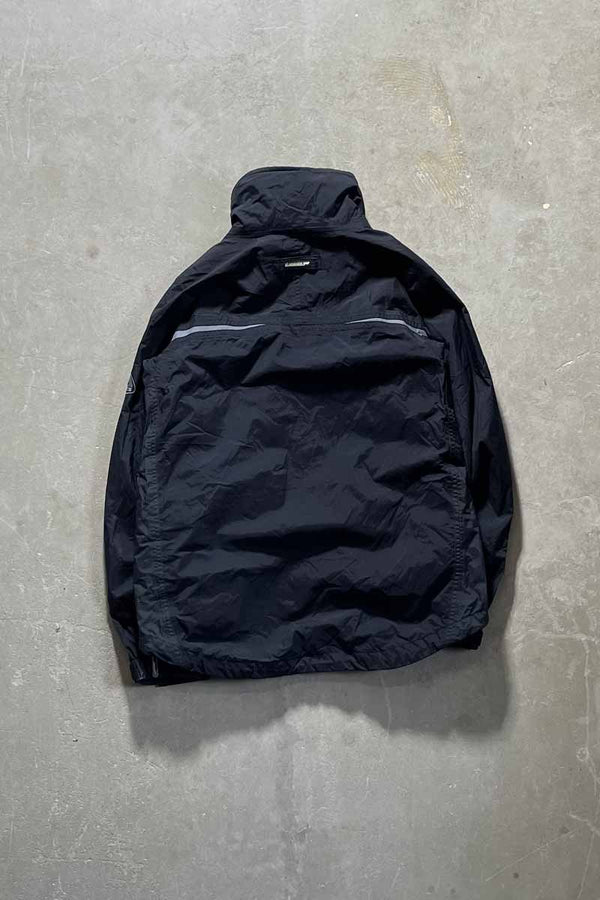 Y2K EARLY 00'S STORM FIT 3 OUTER LAYER ZIP UP NYLON JACKET / BLACK [SIZE: S USED]