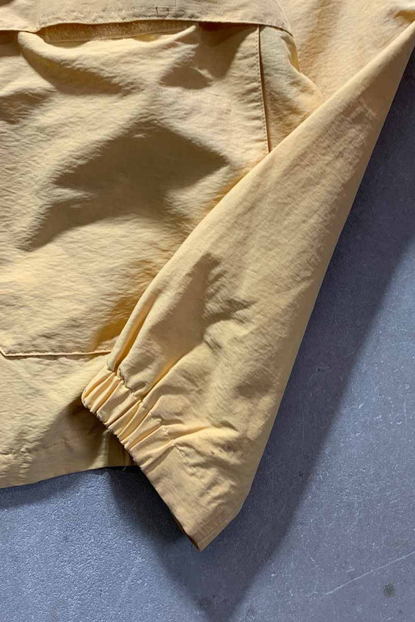 90'S NYLON SAILING JACKET / YELLOW [SIZE: L USED]