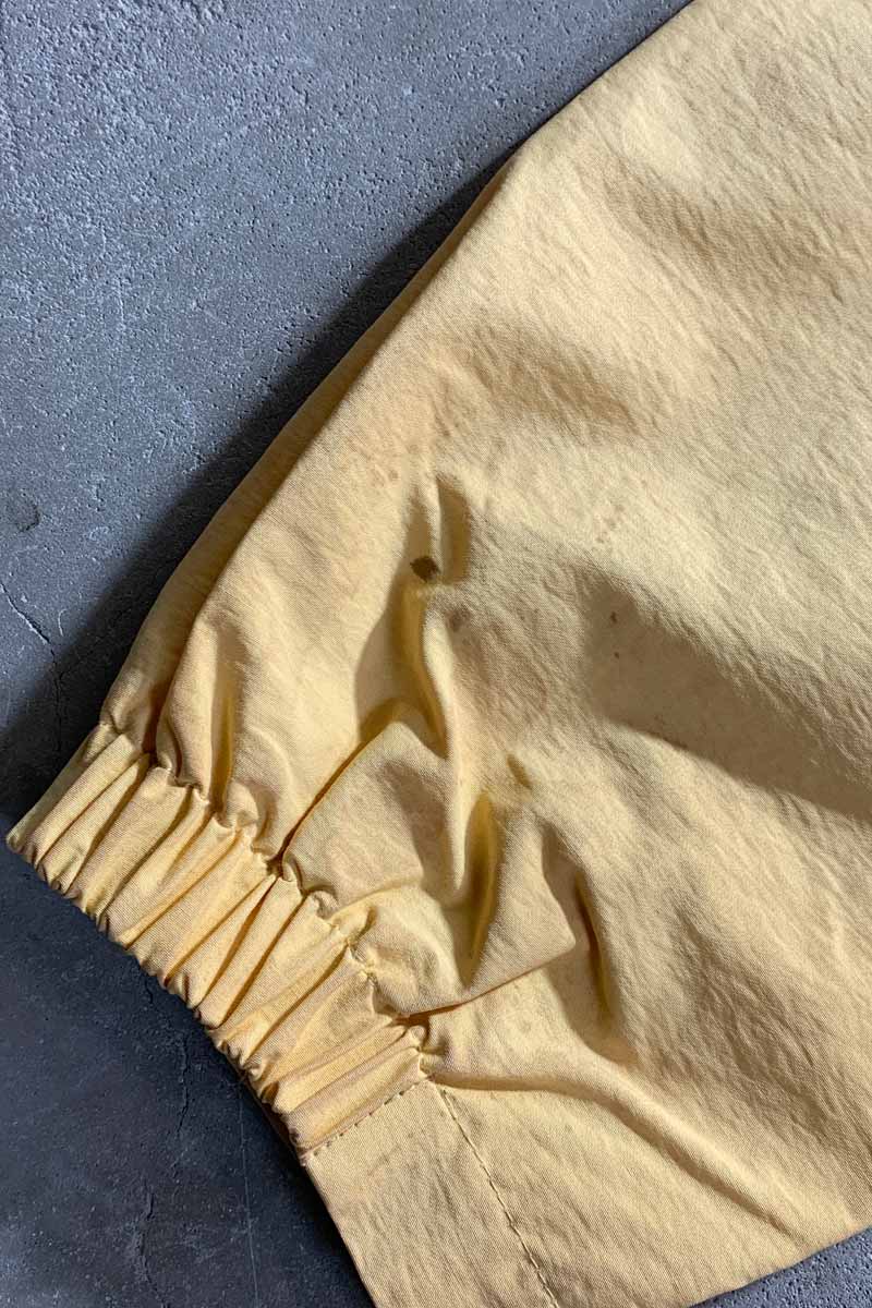 90'S NYLON SAILING JACKET / YELLOW [SIZE: L USED]