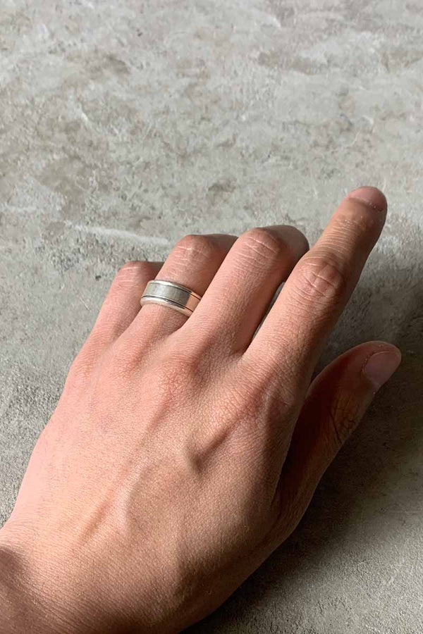 925 SILVER RING [SIZE: Equivalent to JP 13 USED]