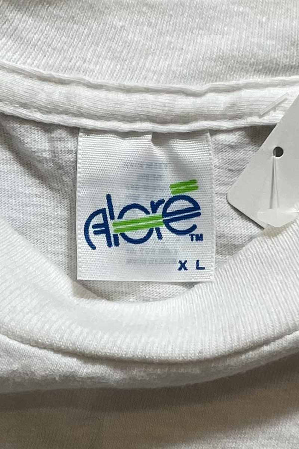MADE IN USA 90'S S/S TIME SPEND FISHING MESSAGE T-SHIRT / WHITE [SIZE: XL USED]