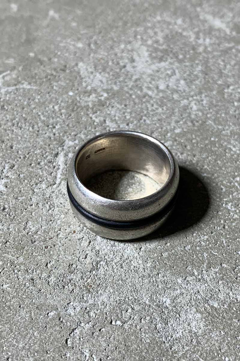 VINTAGE 925 SILVER JEWELRY HORSE HAIR [SIZE: 18号相当 USED]