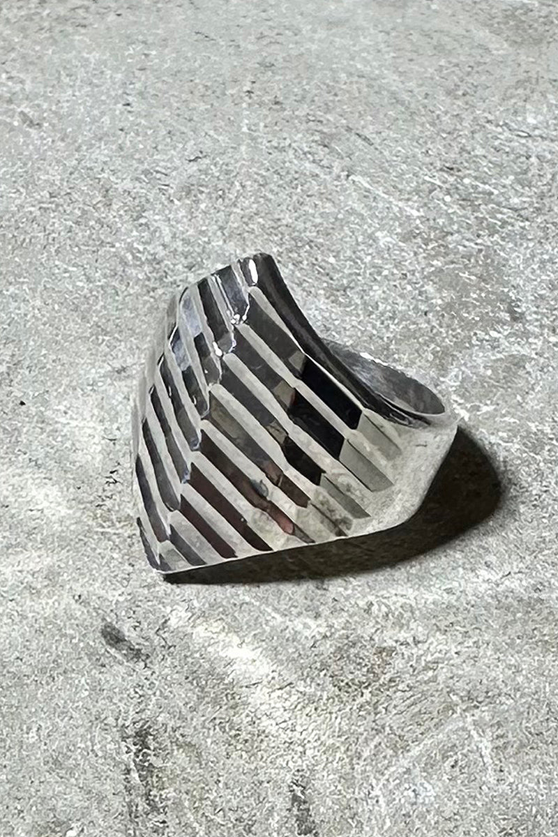925 SILVER RING / SILVER [SIZE: 15号相当 USED]