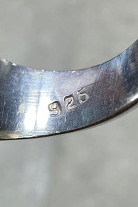 925 SILVER RING / SILVER [SIZE: 15号相当 USED]