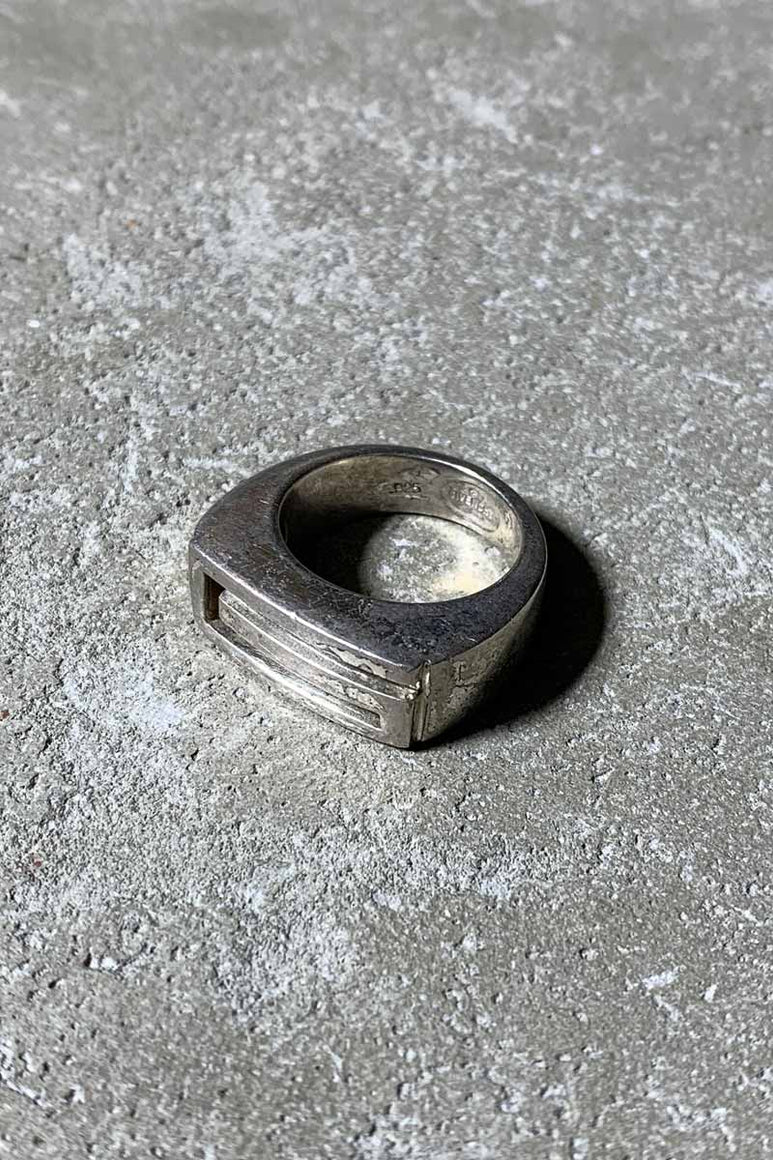 925 SILVER RING [SIZE: 15号相当 USED]