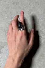 画像をギャラリービューアに読み込む, MADE IN MEXICO 925 SILVER RING W/ONYX / SILVER [SIZE: 18号相当 USED]
