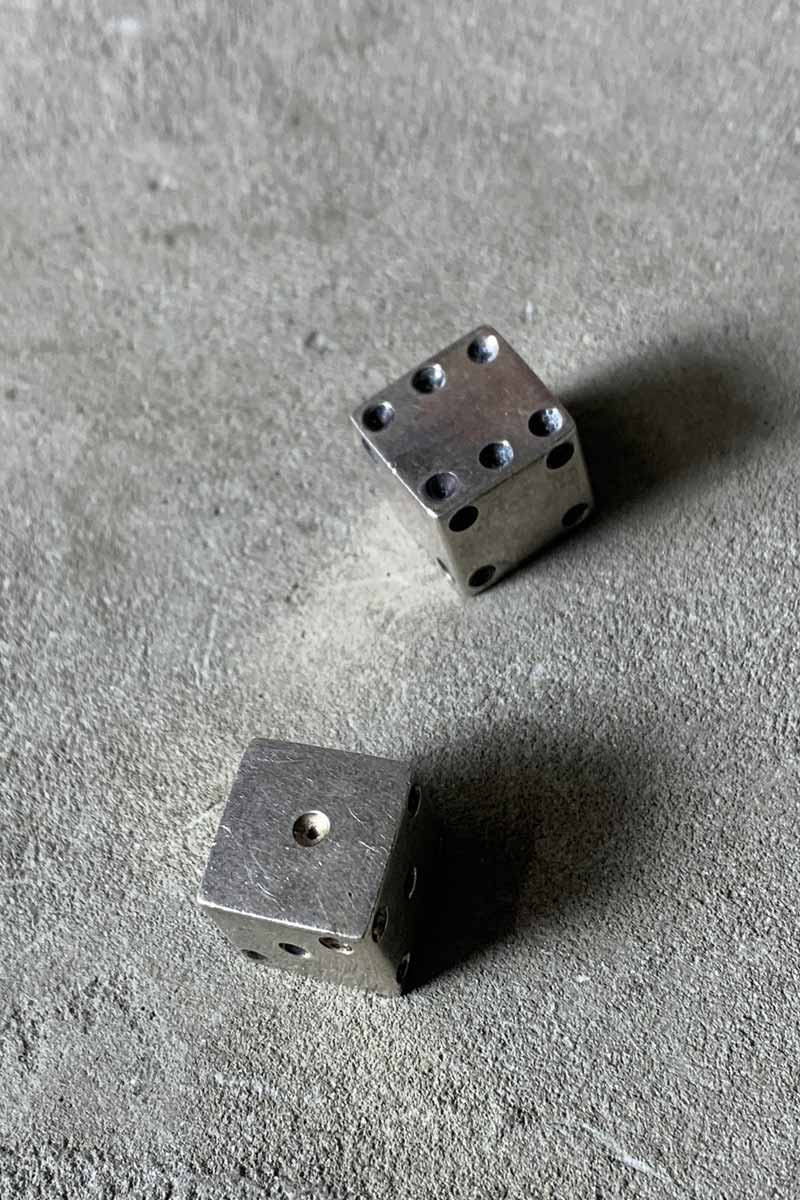925 SILVER DICE [SIZE: ONE SIZE USED]