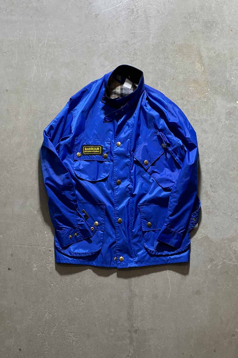 BARBOUR | INTERNATIONAL ZIP UP NYLOIN JACKET W/BELT – STOCK