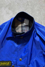 画像をギャラリービューアに読み込む, INTERNATIONAL ZIP UP NYLOIN JACKET W/BELT / BLUE [SIZE: M USED]
