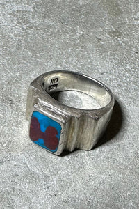 925 SILVER RING W/STONE / SILVER [SIZE: 11号相当 USED]