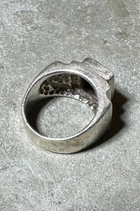 925 SILVER RING W/STONE / SILVER [SIZE: 11号相当 USED]