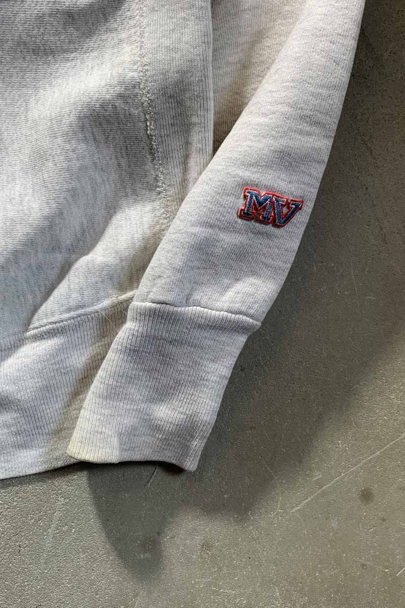 MADE IN USA 90'S NYU REVERSE WEAVE SWEATSHIRT / GRAY [SIZE: L USED]