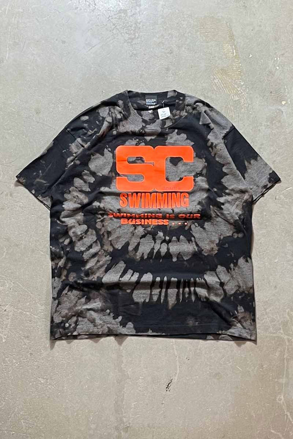 90'S SC SWIMMING TEE SHIRT / BLACK [SIZE: XL USED]