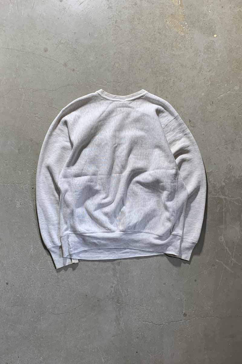MADE IN USA 90'S NYU REVERSE WEAVE SWEATSHIRT / GRAY [SIZE: L USED]