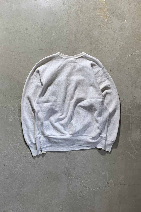 MADE IN USA 90'S NYU REVERSE WEAVE SWEATSHIRT / GRAY [SIZE: L USED]