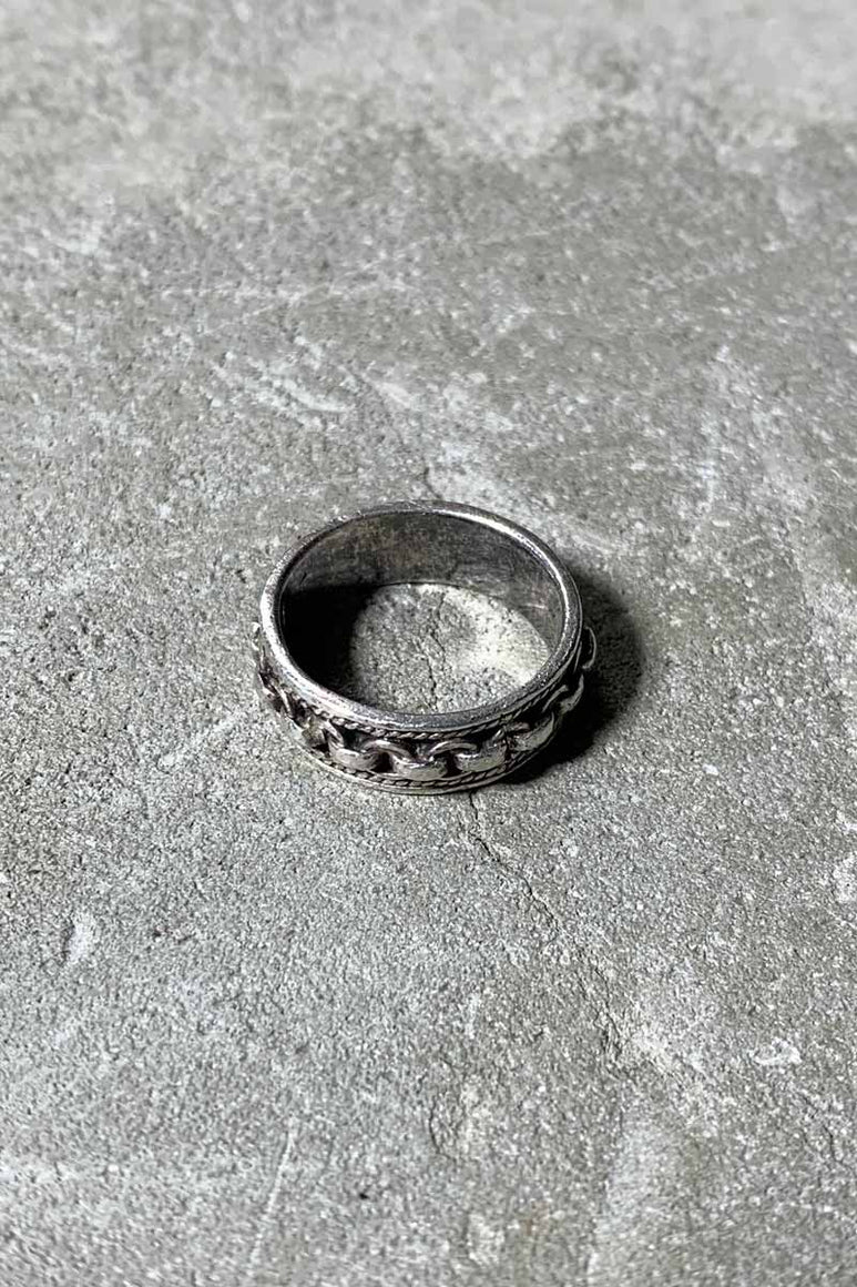 925 SILVER RING [SIZE: 13号相当 USED]