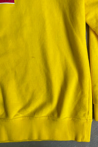 21SS PULLOVER GRAPHIC LOGO PRINT SWEATSHIRT / YELLOW [SIZE: M USED]