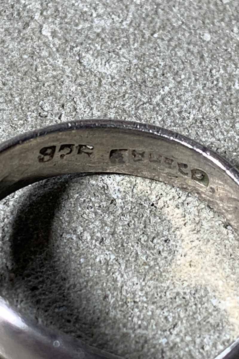 MADE IN MEXICO 925 SILVER RING [SIZE: US 8.5 equivalent USED]