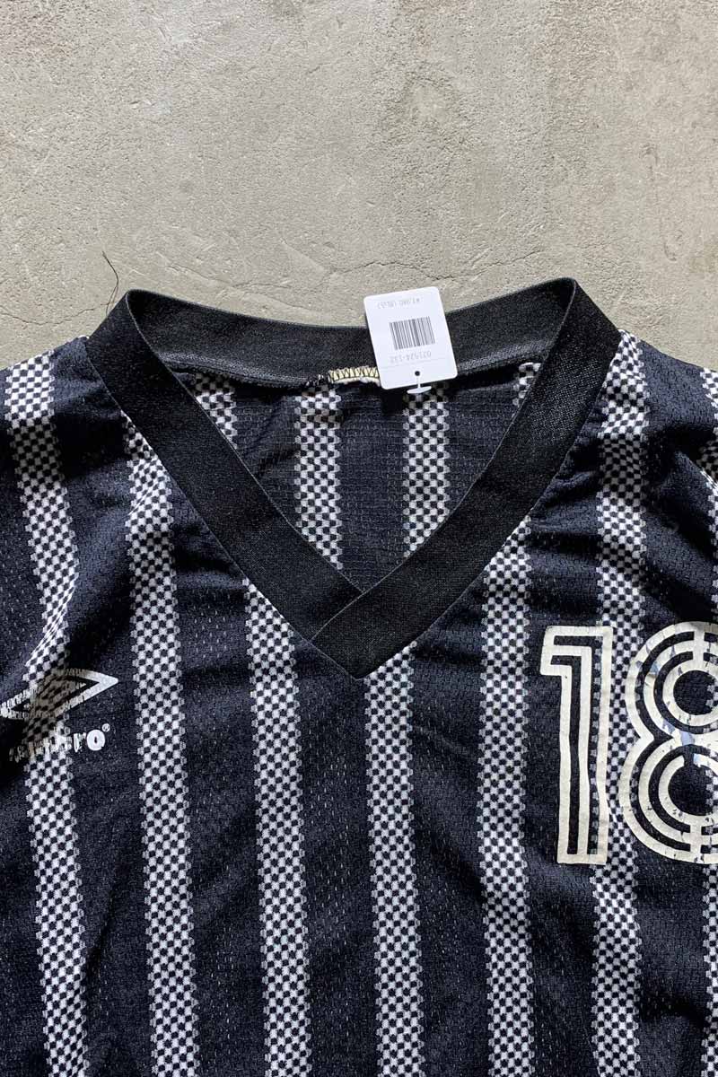 90s-00s MESH GAME T-SHIRT / BLACK [SIZE: L USED]