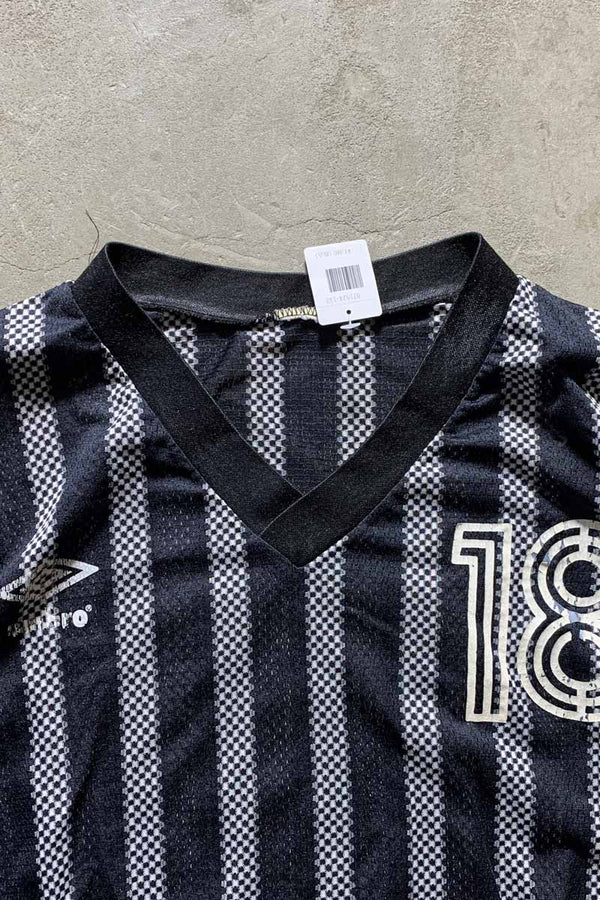 90s-00s MESH GAME T-SHIRT / BLACK [SIZE: L USED]
