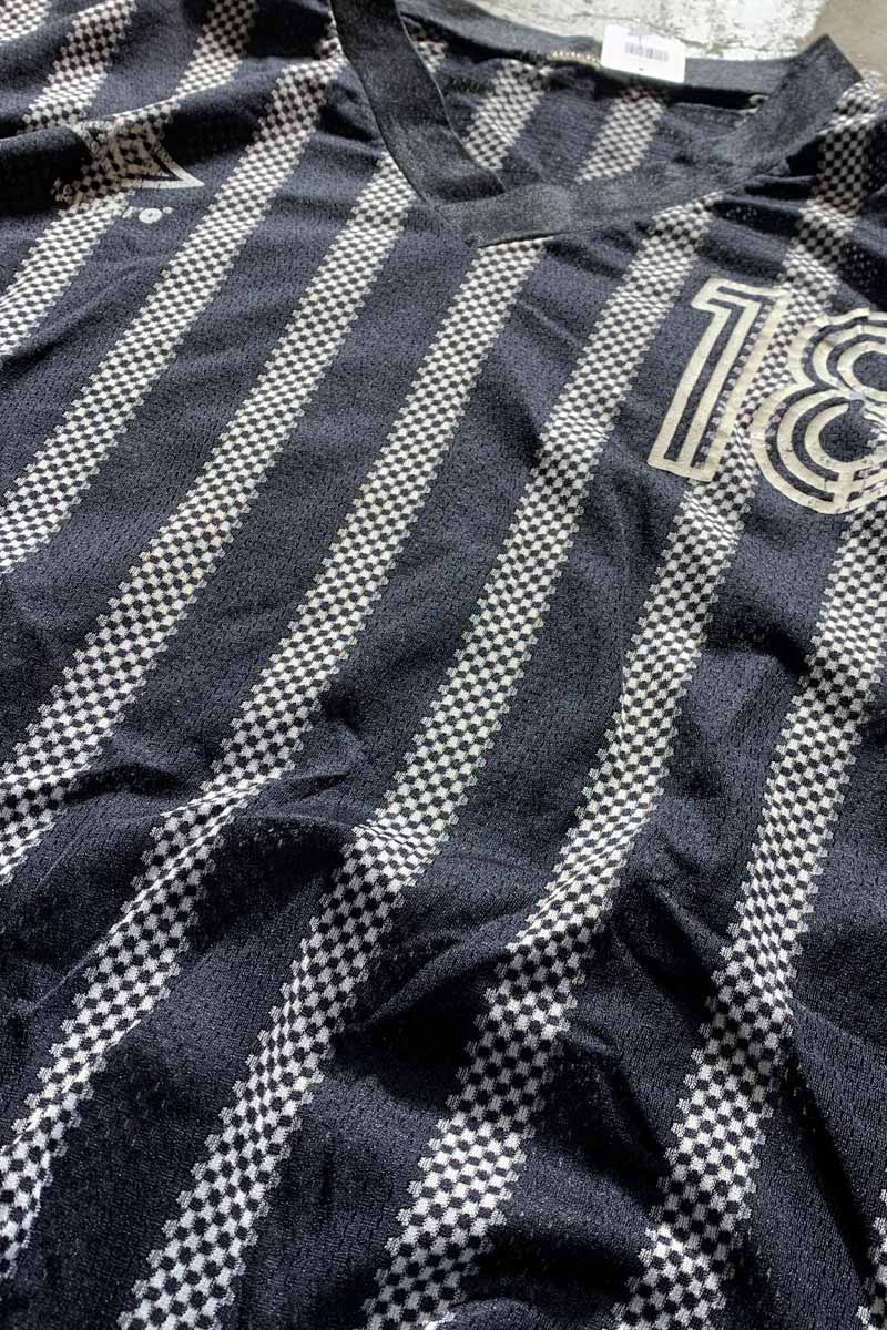 90s-00s MESH GAME T-SHIRT / BLACK [SIZE: L USED]