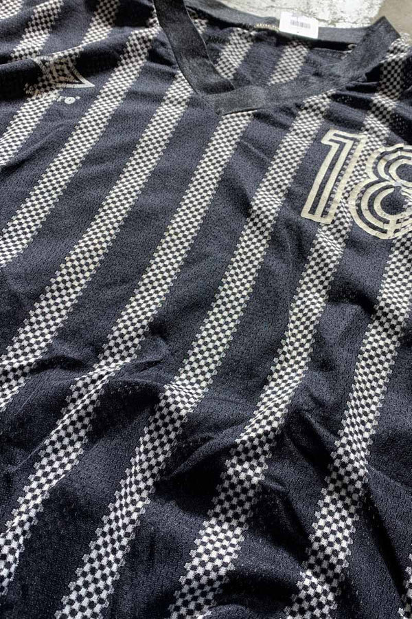 90s-00s MESH GAME T-SHIRT / BLACK [SIZE: L USED]