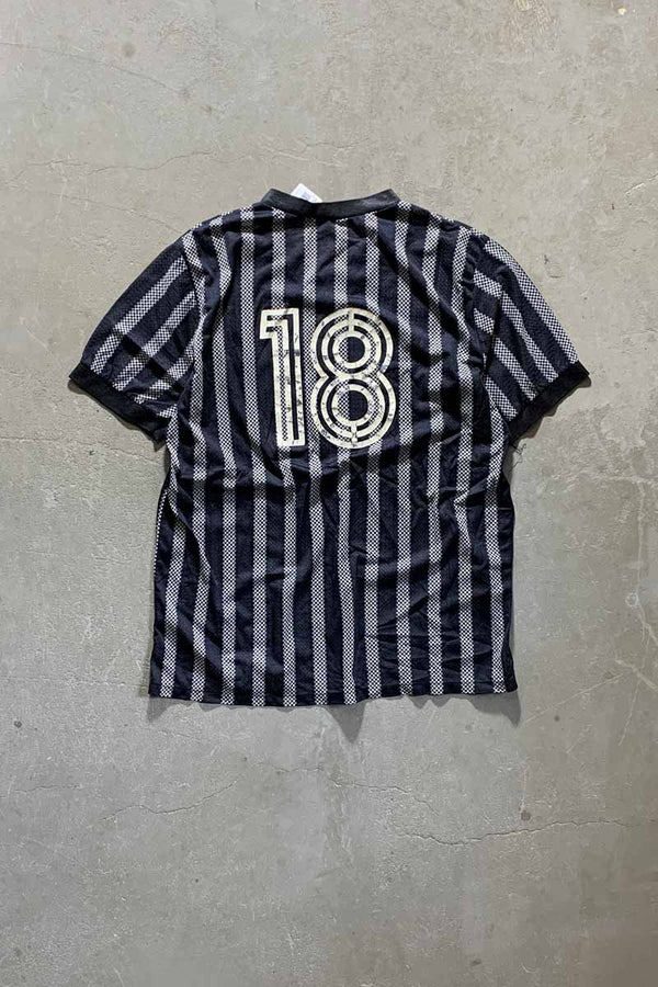90s-00s MESH GAME T-SHIRT / BLACK [SIZE: L USED]
