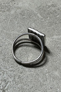 925 SILVER RING / SILVER [SIZE: 19号相当 USED]