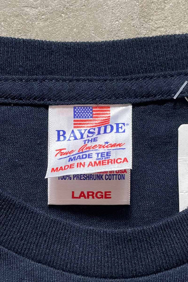 MADE IN USA 90'S S/S WE RESIST PRINT MESSAGE T-SHIRT / BLACK [SIZE: L USED]