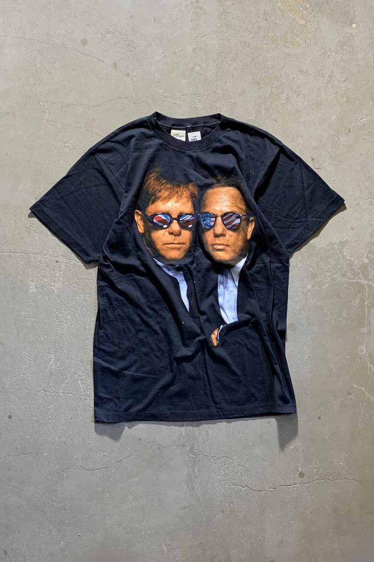 MADE IN USA 94'S ELTON JOHN TOUR BAND T-SHIRT / BLACK [SIZE: L DEADSTOCK/NOS]