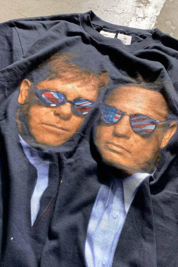 MADE IN USA 94'S ELTON JOHN TOUR BAND T-SHIRT / BLACK [SIZE: L DEADSTOCK/NOS]