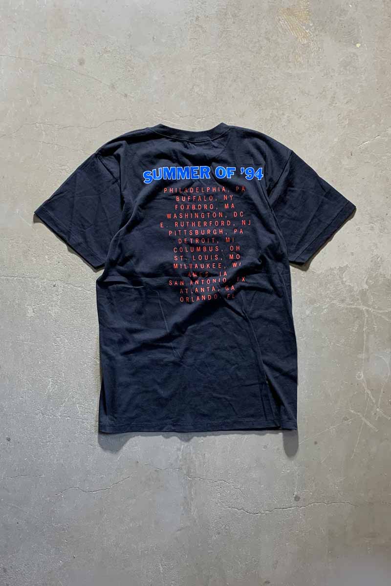 MADE IN USA 94'S ELTON JOHN TOUR BAND T-SHIRT / BLACK [SIZE: L DEADSTOCK/NOS]