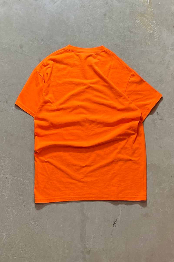 PENTAGRAM LOGO T-SHIRT / ORANGE [SIZE: M USED]
