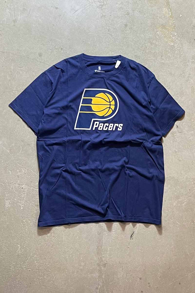NBA INDIANA PACERS TEE SHIRT / NAVY [SIZE: L USED]