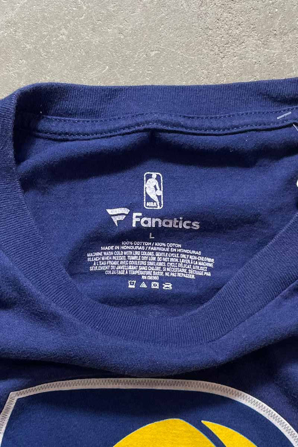 NBA INDIANA PACERS TEE SHIRT / NAVY [SIZE: L USED]