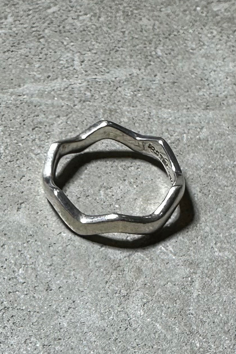 925 SILVER RING / SILVER [SIZE: 18号相当 USED]