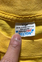 画像をギャラリービューアに読み込む, MADE IN USA 80&#39;S HAPPINESS IS POSITIVE CASH FLOW GRAPHIC T-SHIRT/ YELLOW [SIZE: S USED]
