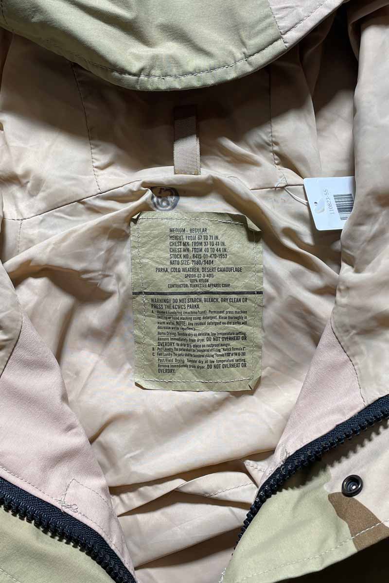 02'S GEN1 ECWCS GORE-TEX COLD WEATHER PARKA / CAMO [SIZE: M USED]