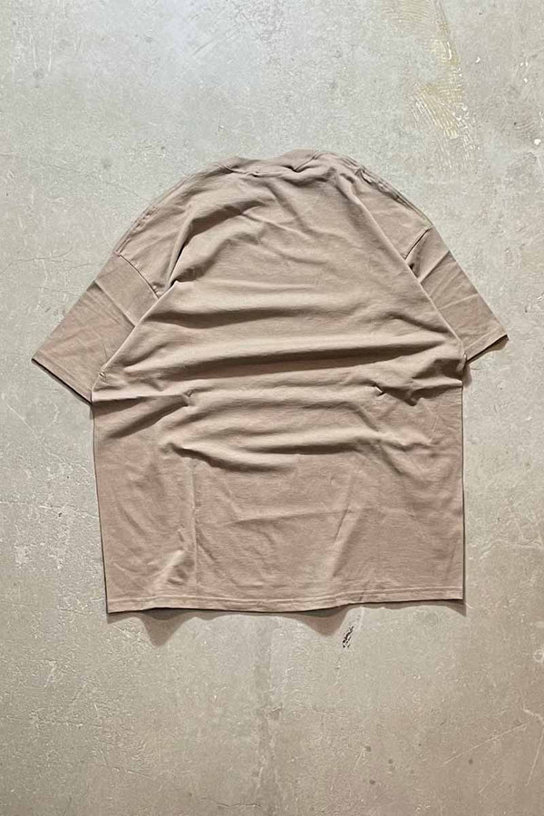 MADE IN USA 90'S S/S CAT PRINT ANIMAL T-SHIRT / BROWN [SIZE: XL DEADSTOCK/NOS]